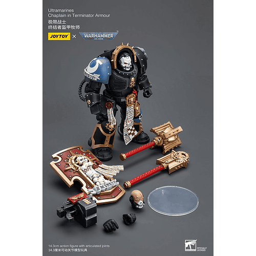 Ultramarines Capellán con armadura de Exterminador 9