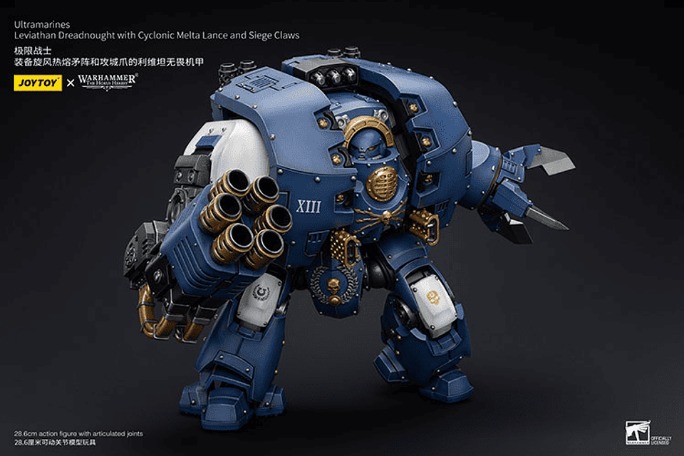 Ultramarines Dreadnought Leviatán con Lanza de Fusión Ciclónica y Garra de Asedio 5