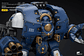 Ultramarines Dreadnought Leviatán con Lanza de Fusión Ciclónica y Garra de Asedio - Miniatura 7