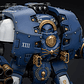 Ultramarines Dreadnought Leviatán con Lanza de Fusión Ciclónica y Garra de Asedio - Miniatura 7