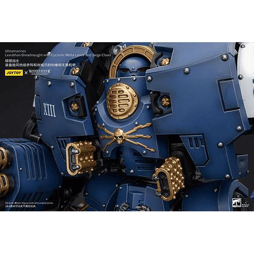 Ultramarines Dreadnought Leviatán con Lanza de Fusión Ciclónica y Garra de Asedio 8