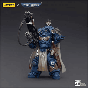 Ultramarines Capitán con Rifle Bólter Pesado de Fabricación Maestra