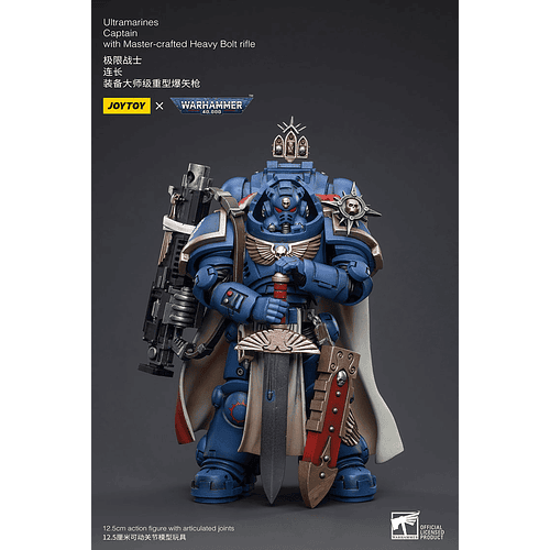 Ultramarines Capitán con Rifle Bólter Pesado de Fabricación Maestra 4