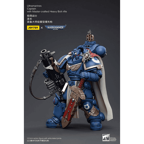 Ultramarines Capitán con Rifle Bólter Pesado de Fabricación Maestra 5