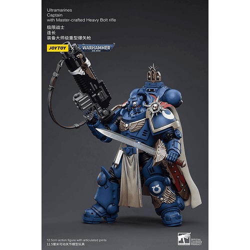 Ultramarines Capitán con Rifle Bólter Pesado de Fabricación Maestra 6