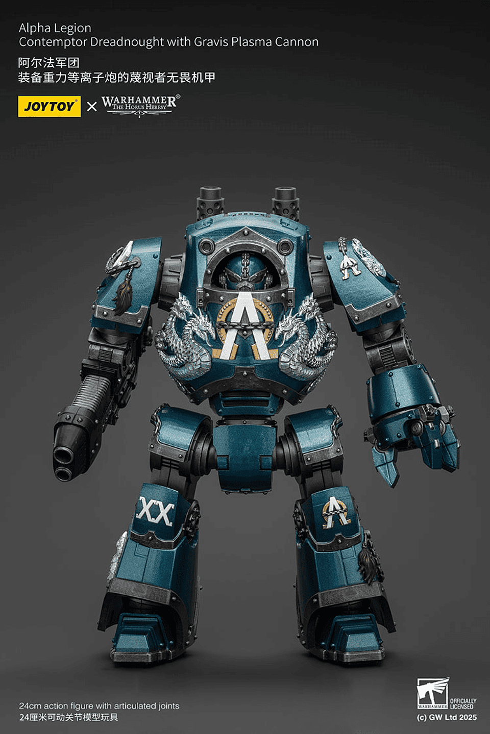 Alpha Legion Acorazado Contemptor con cañón de plasma Gravis 2