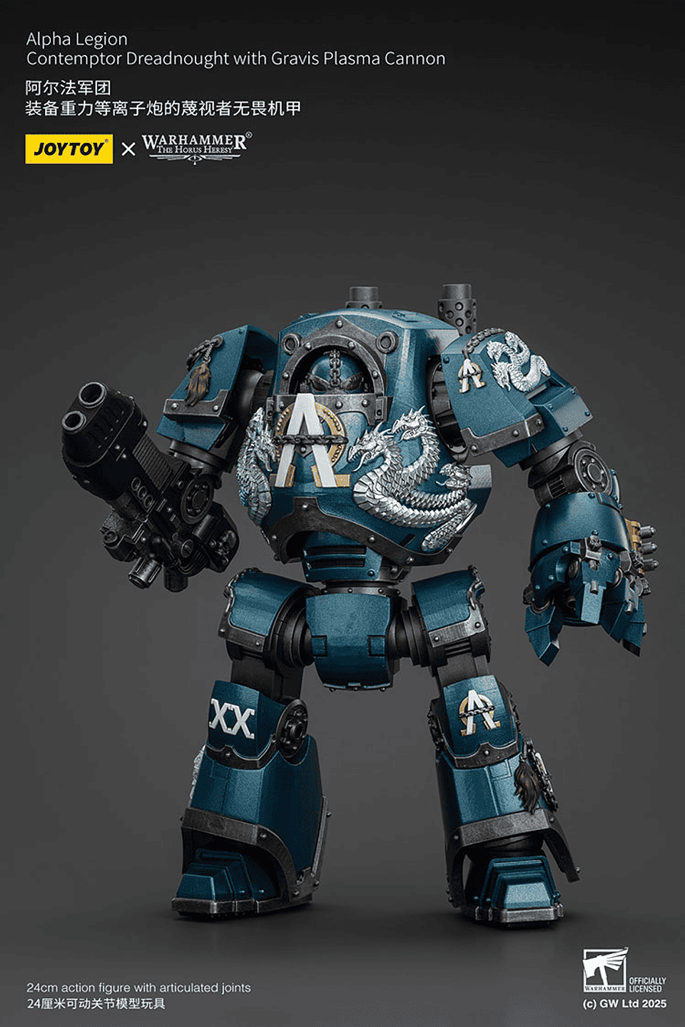 Alpha Legion Acorazado Contemptor con cañón de plasma Gravis 3