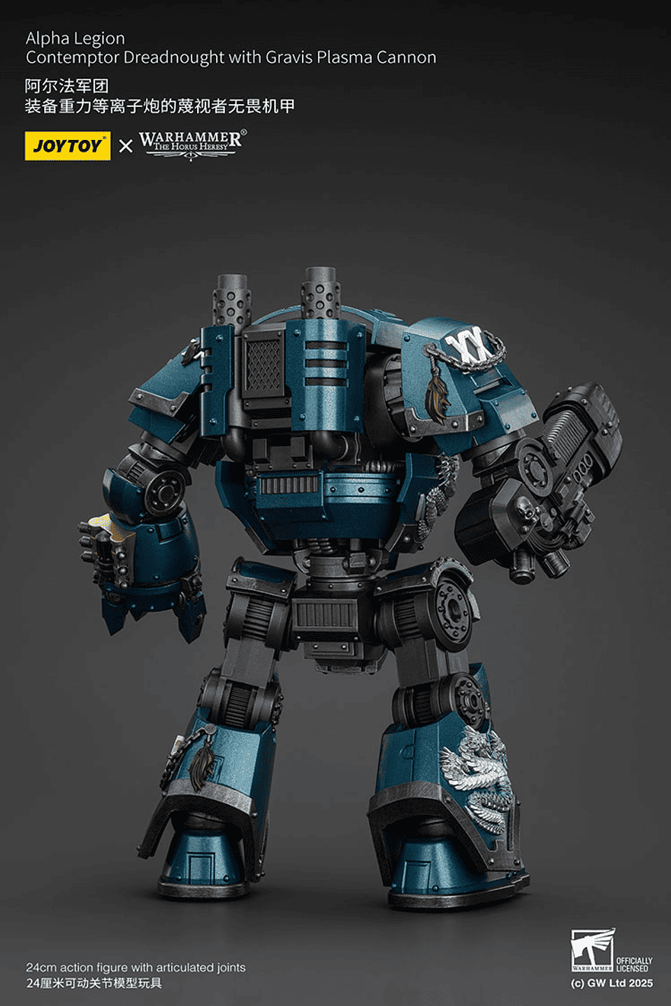 Alpha Legion Acorazado Contemptor con cañón de plasma Gravis 4