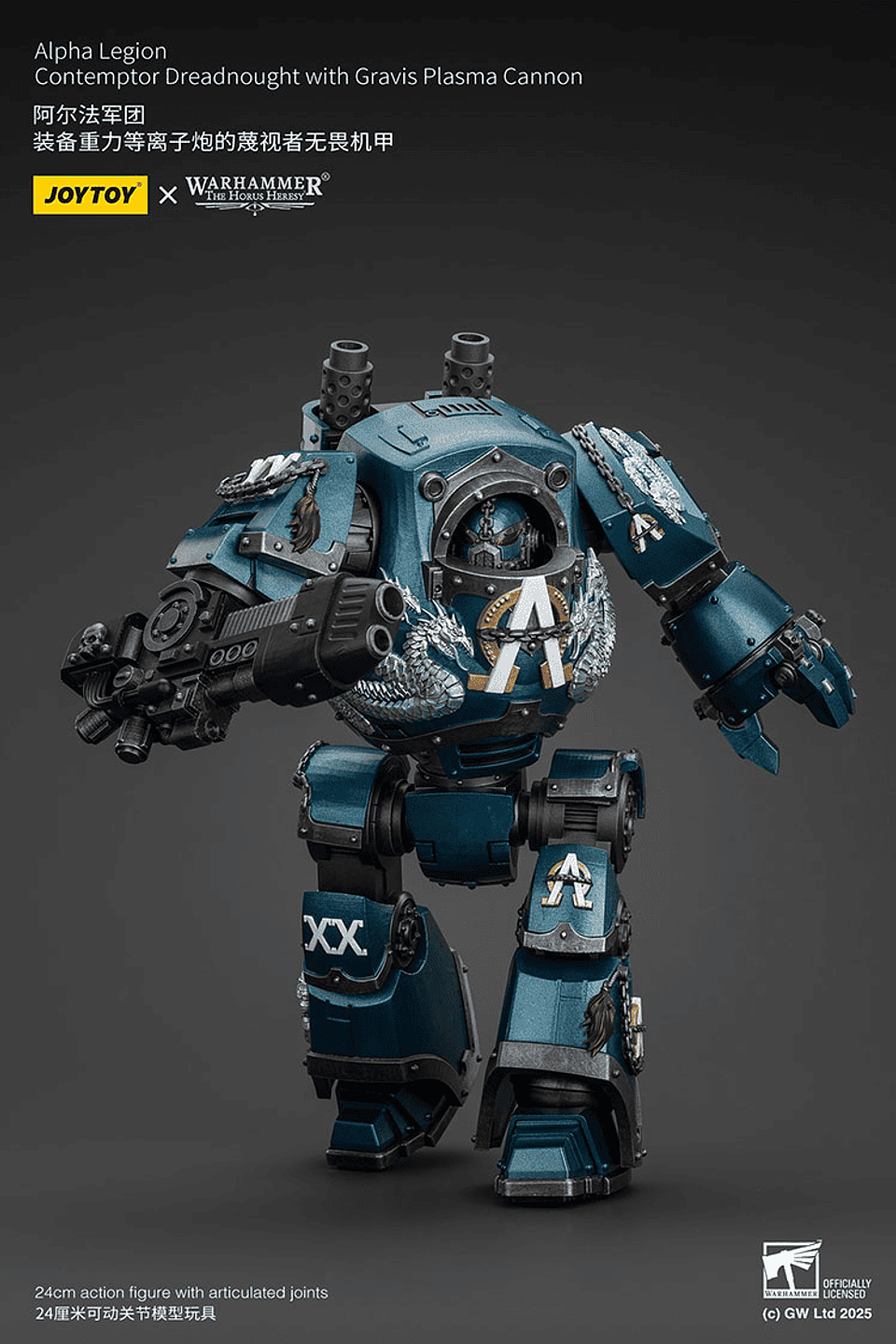 Alpha Legion Acorazado Contemptor con cañón de plasma Gravis 5