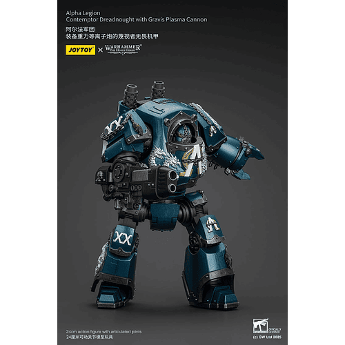 Alpha Legion Acorazado Contemptor con cañón de plasma Gravis 6