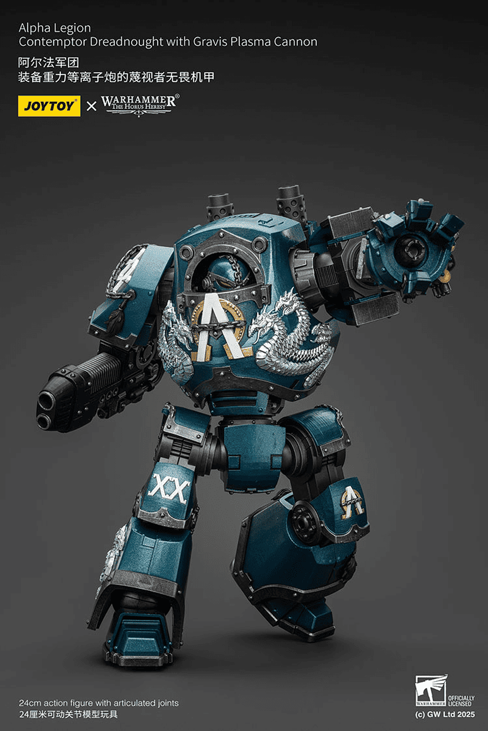 Alpha Legion Acorazado Contemptor con cañón de plasma Gravis 7