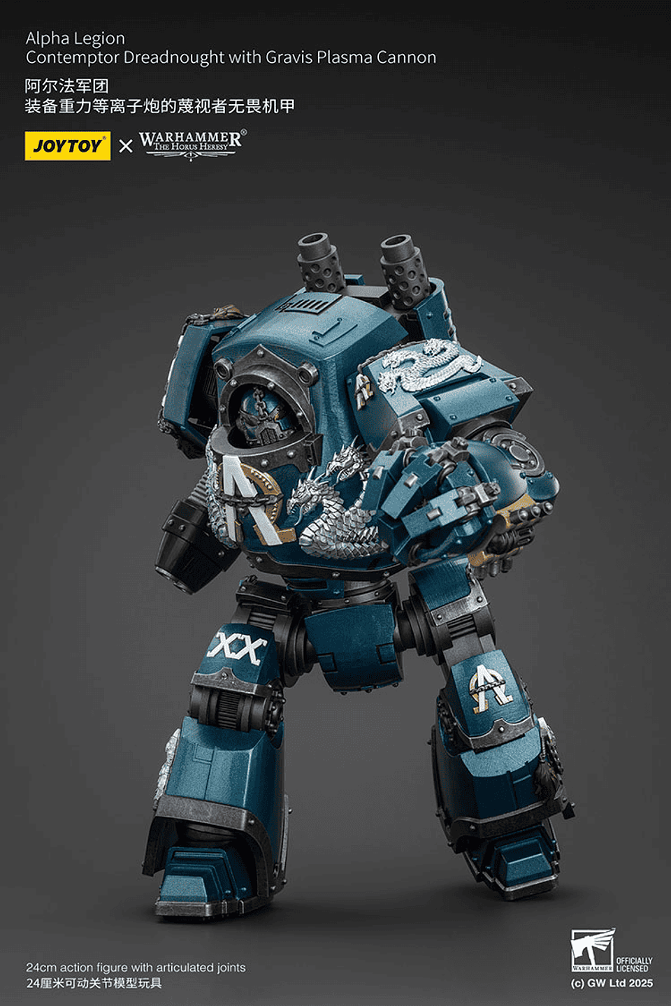 Alpha Legion Acorazado Contemptor con cañón de plasma Gravis 8