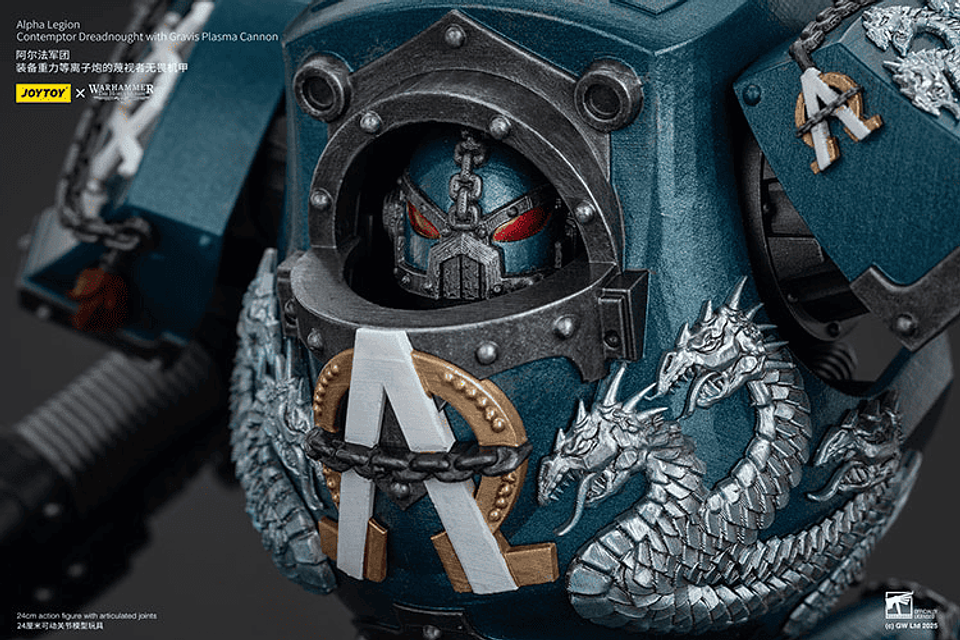 Alpha Legion Acorazado Contemptor con cañón de plasma Gravis 9