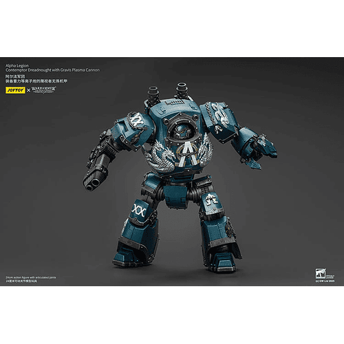 Alpha Legion Acorazado Contemptor con cañón de plasma Gravis 10