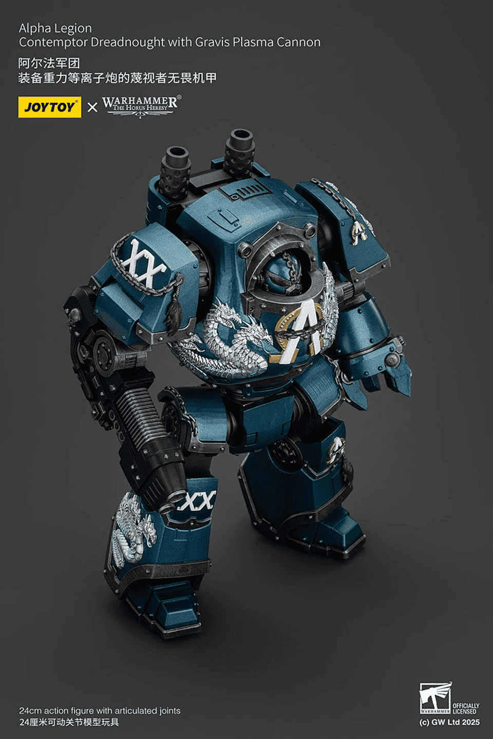 Alpha Legion Acorazado Contemptor con cañón de plasma Gravis 11