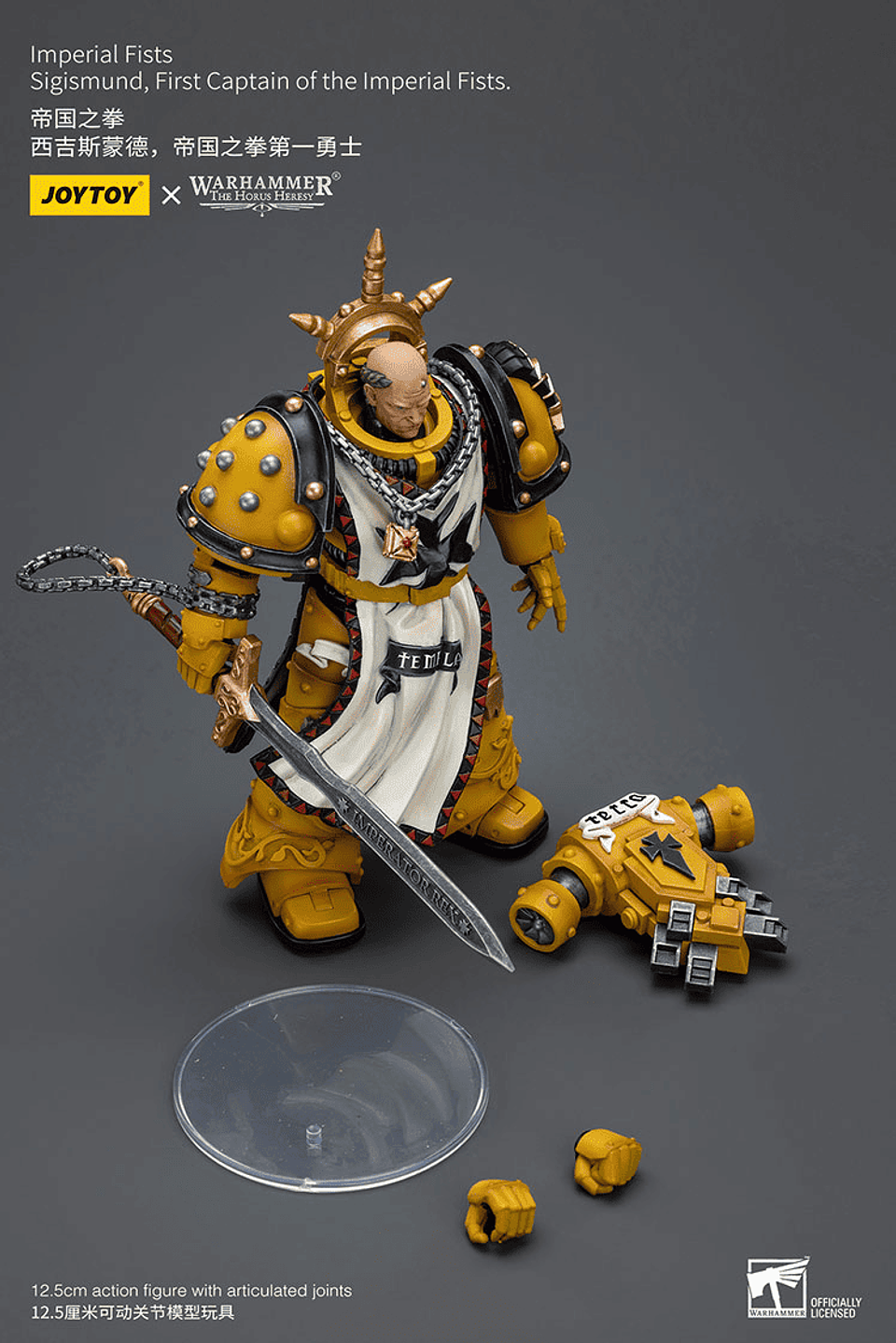 Imperial Fists Sigismund Primer Capitán de los Puños Imperiales 8