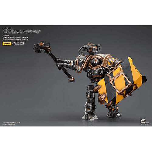 Iron Warriors Círculo de Hierro Autómatas de Batalla Clase Domitar-Ferrum con Escudo de Batalla Karceri 3
