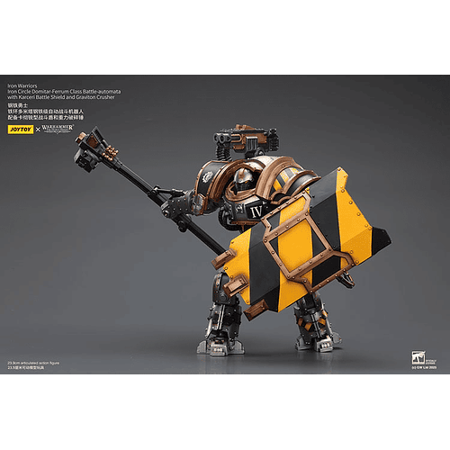 Iron Warriors Círculo de Hierro Autómatas de Batalla Clase Domitar-Ferrum con Escudo de Batalla Karceri 5