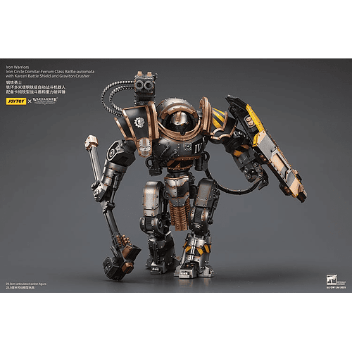 Iron Warriors Círculo de Hierro Autómatas de Batalla Clase Domitar-Ferrum con Escudo de Batalla Karceri 7