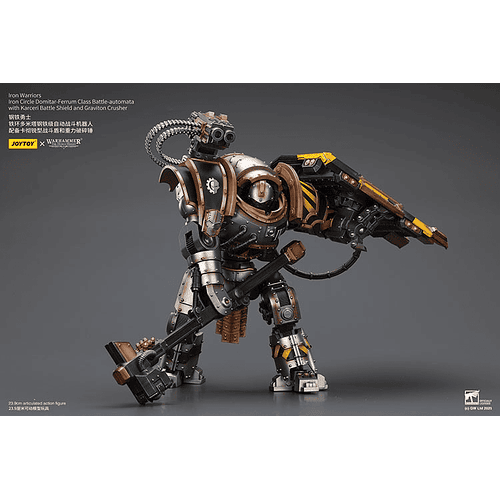 Iron Warriors Círculo de Hierro Autómatas de Batalla Clase Domitar-Ferrum con Escudo de Batalla Karceri 8