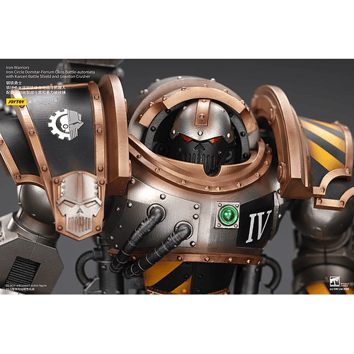 Iron Warriors Círculo de Hierro Autómatas de Batalla Clase Domitar-Ferrum con Escudo de Batalla Karceri 10