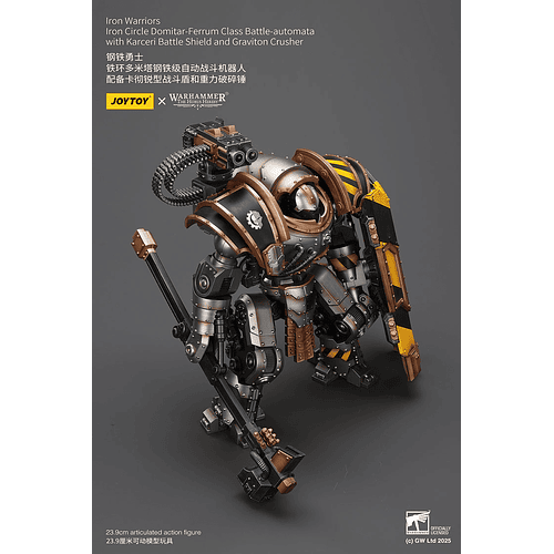 Iron Warriors Círculo de Hierro Autómatas de Batalla Clase Domitar-Ferrum con Escudo de Batalla Karceri 11