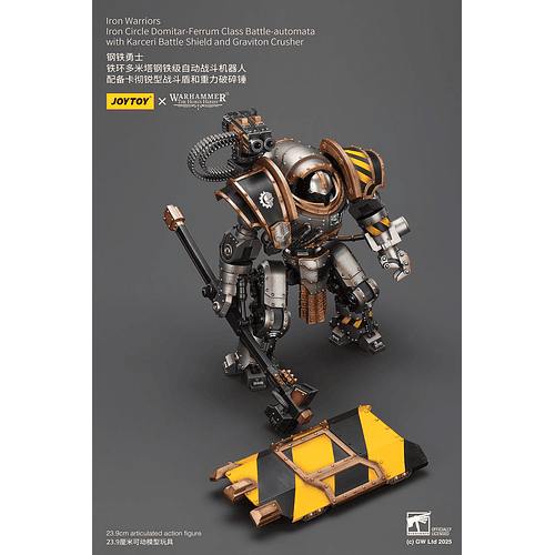 Iron Warriors Círculo de Hierro Autómatas de Batalla Clase Domitar-Ferrum con Escudo de Batalla Karceri 12