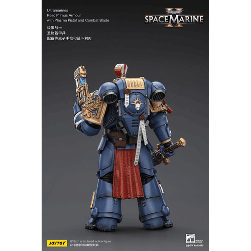 Ultramarines Armadura Reliquia Primus con Pistola de Plasma y Hoja de Combate 3