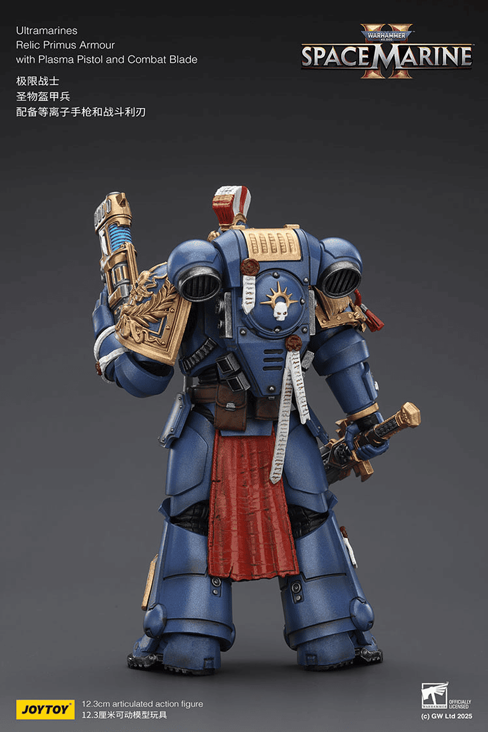 Ultramarines Armadura Reliquia Primus con Pistola de Plasma y Hoja de Combate 3