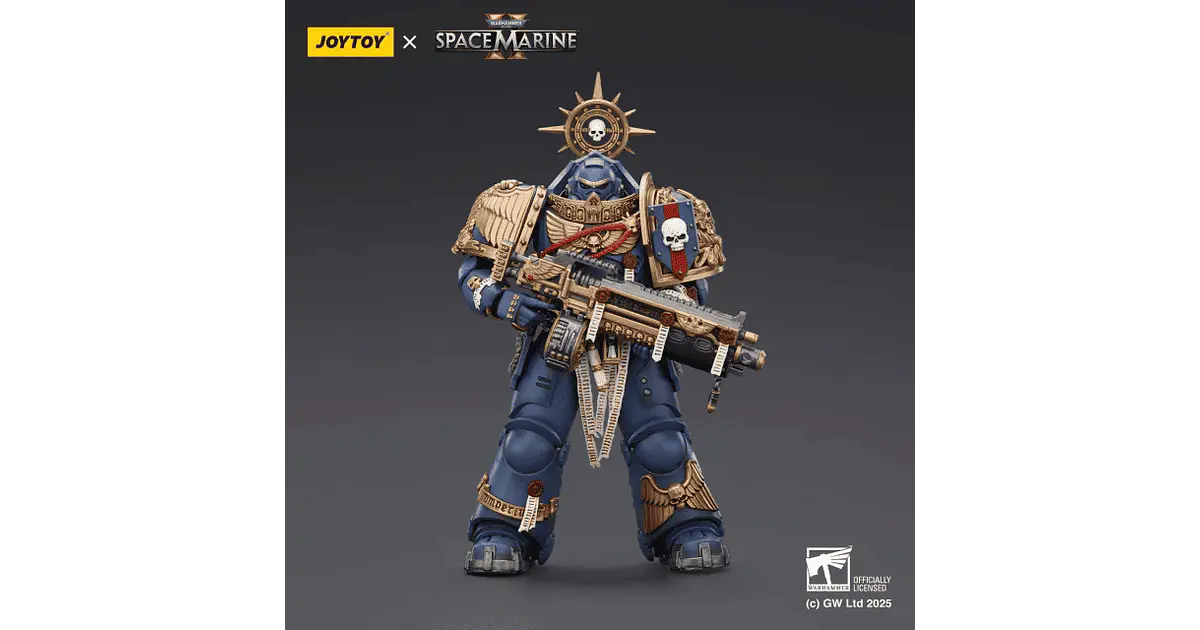 Ultramarines Armadura Primus Reliquia Pesada con Rifle Bólte