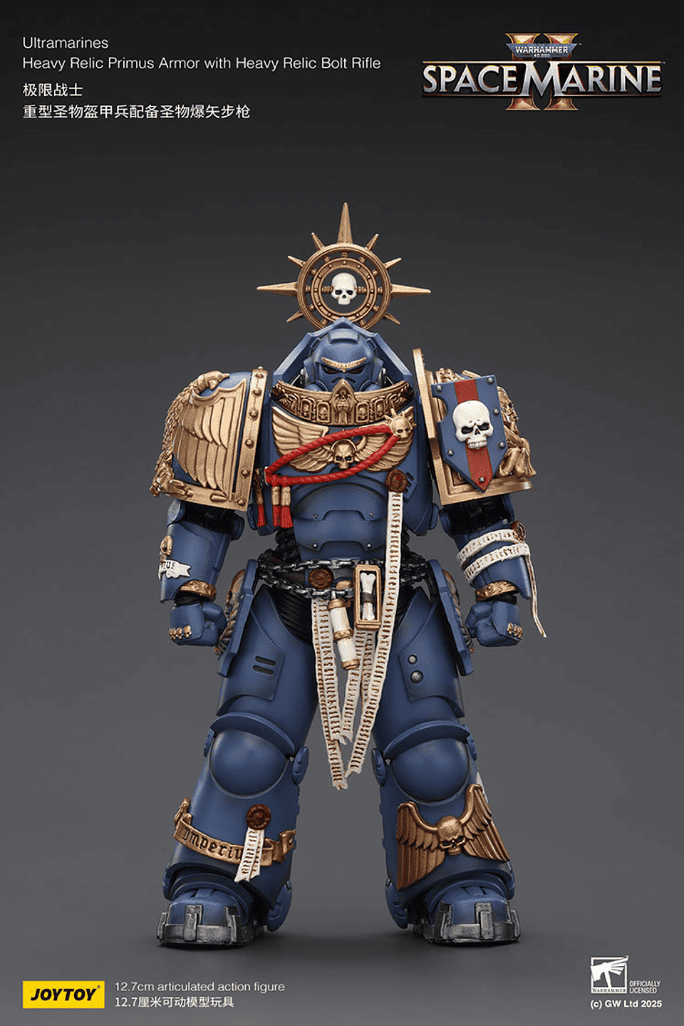 Ultramarines Armadura Primus Reliquia Pesada con Rifle Bólter  2