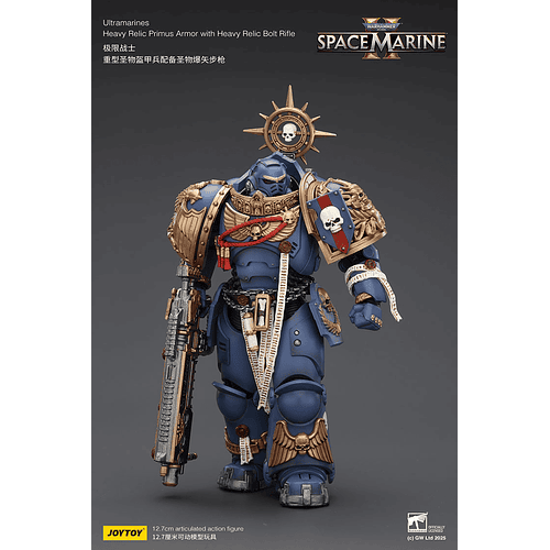 Ultramarines Armadura Primus Reliquia Pesada con Rifle Bólter  3