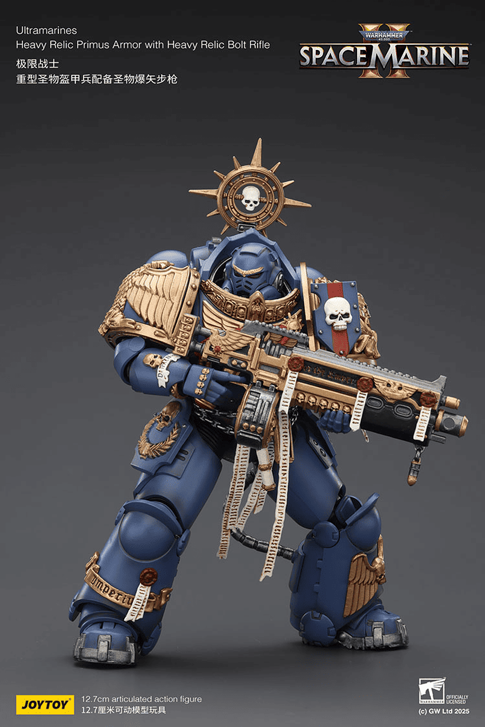 Ultramarines Armadura Primus Reliquia Pesada con Rifle Bólter  9