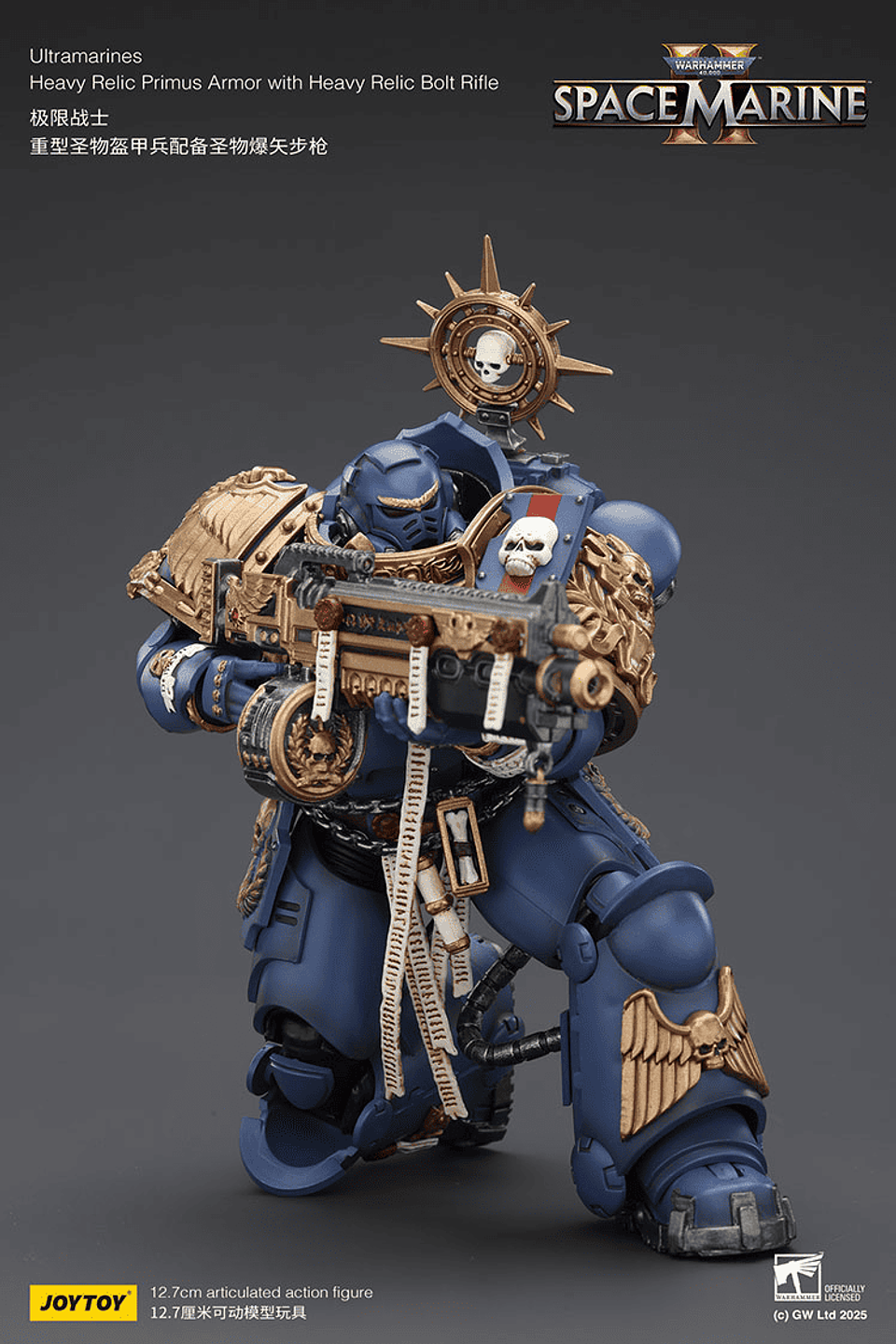 Ultramarines Armadura Primus Reliquia Pesada con Rifle Bólter  10