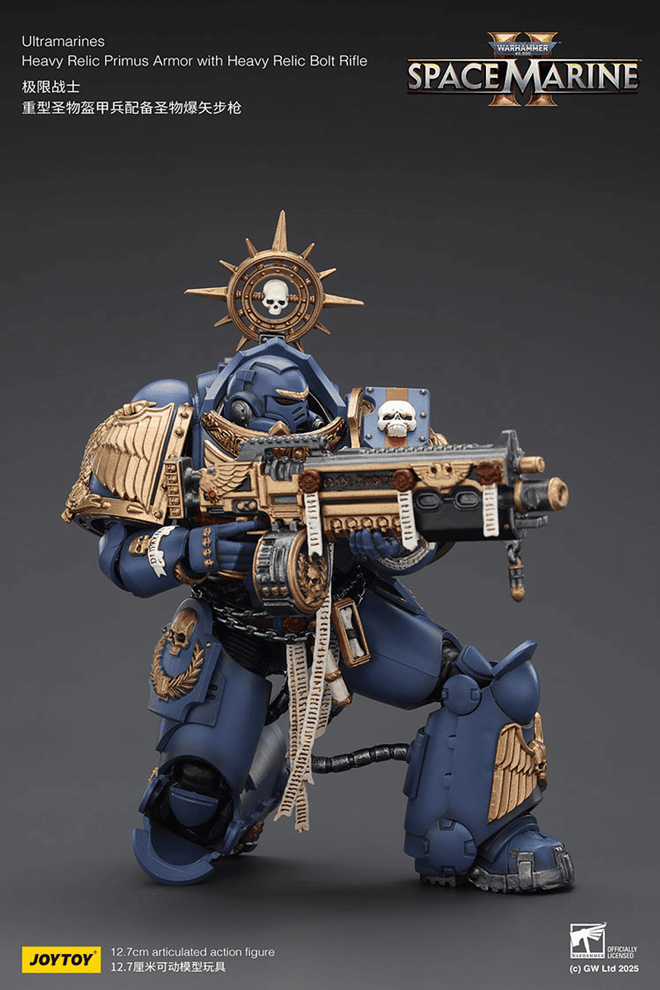 Ultramarines Armadura Primus Reliquia Pesada con Rifle Bólter  11