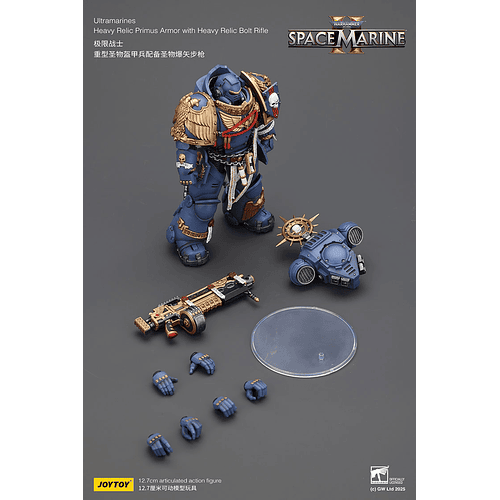 Ultramarines Armadura Primus Reliquia Pesada con Rifle Bólter  12