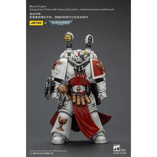 Blood Angels Sacerdote Sanguinario con Pistola Bólter Pesada, Espada Sierra y Nartecium 4