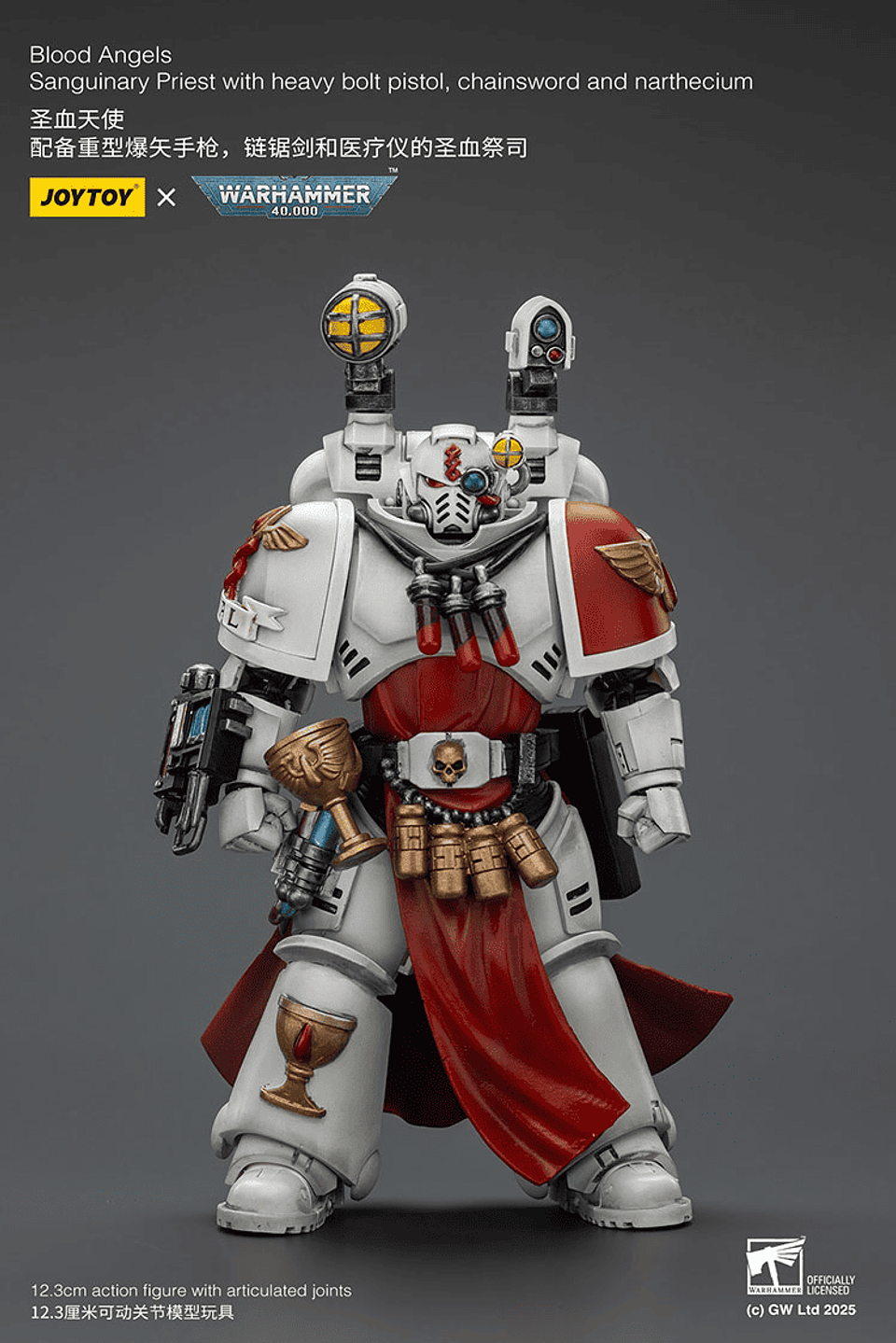 Blood Angels Sacerdote Sanguinario con Pistola Bólter Pesada, Espada Sierra y Nartecium 4