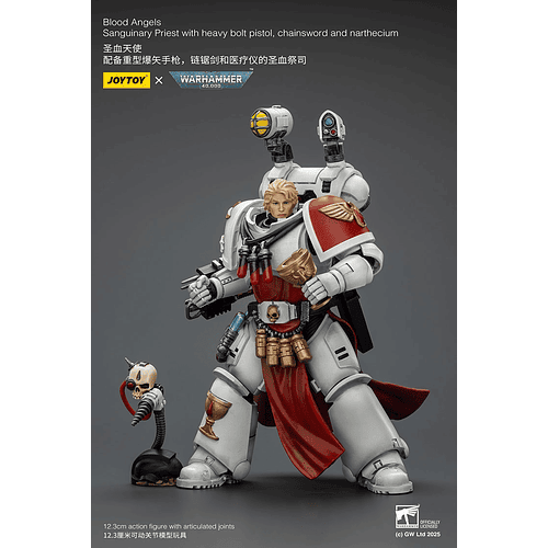 Blood Angels Sacerdote Sanguinario con Pistola Bólter Pesada, Espada Sierra y Nartecium 5