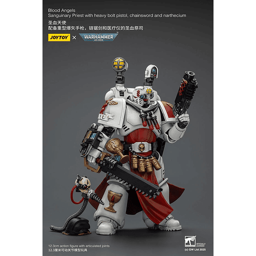 Blood Angels Sacerdote Sanguinario con Pistola Bólter Pesada, Espada Sierra y Nartecium 7