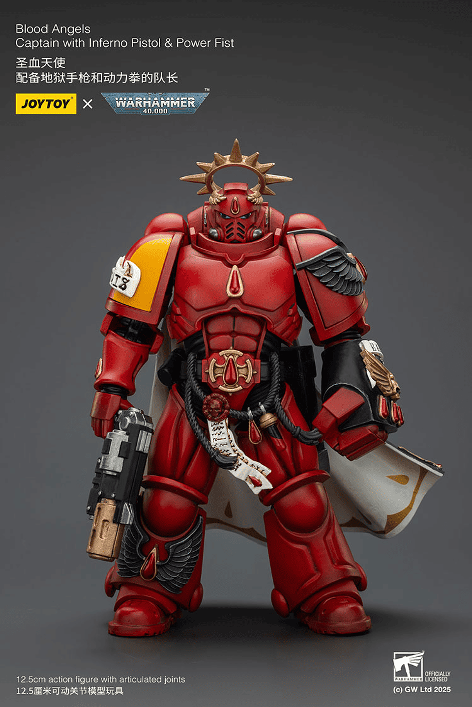 Blood Angels Capitán con Pistola Infernal y Puño de Combate 2