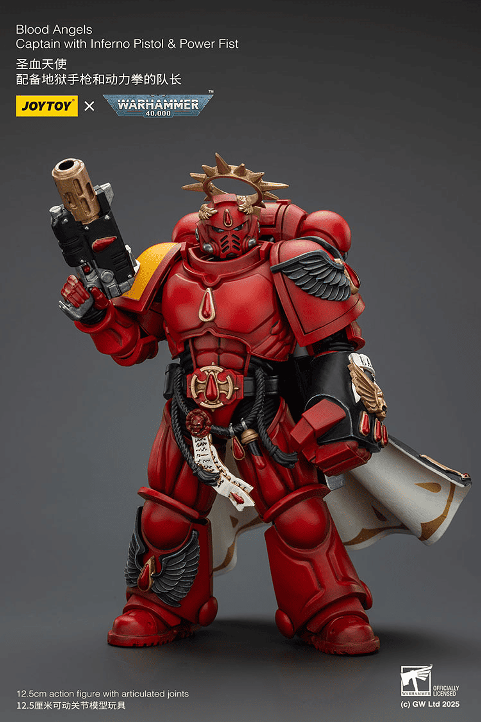 Blood Angels Capitán con Pistola Infernal y Puño de Combate 4