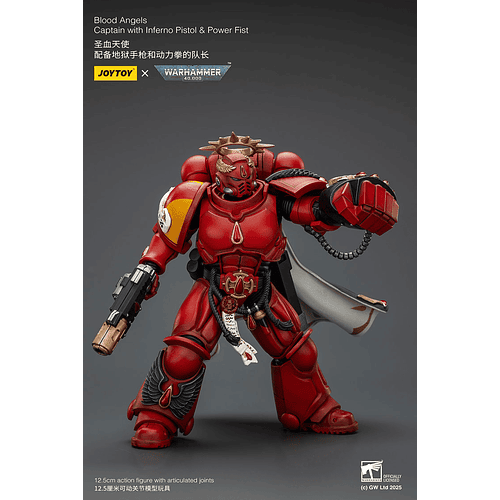 Blood Angels Capitán con Pistola Infernal y Puño de Combate 7