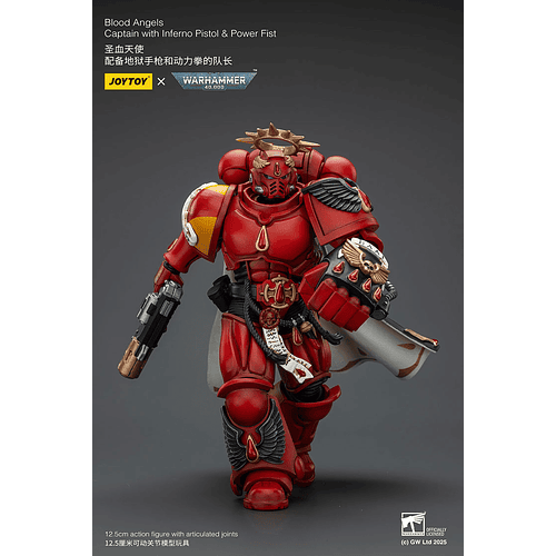 Blood Angels Capitán con Pistola Infernal y Puño de Combate 8