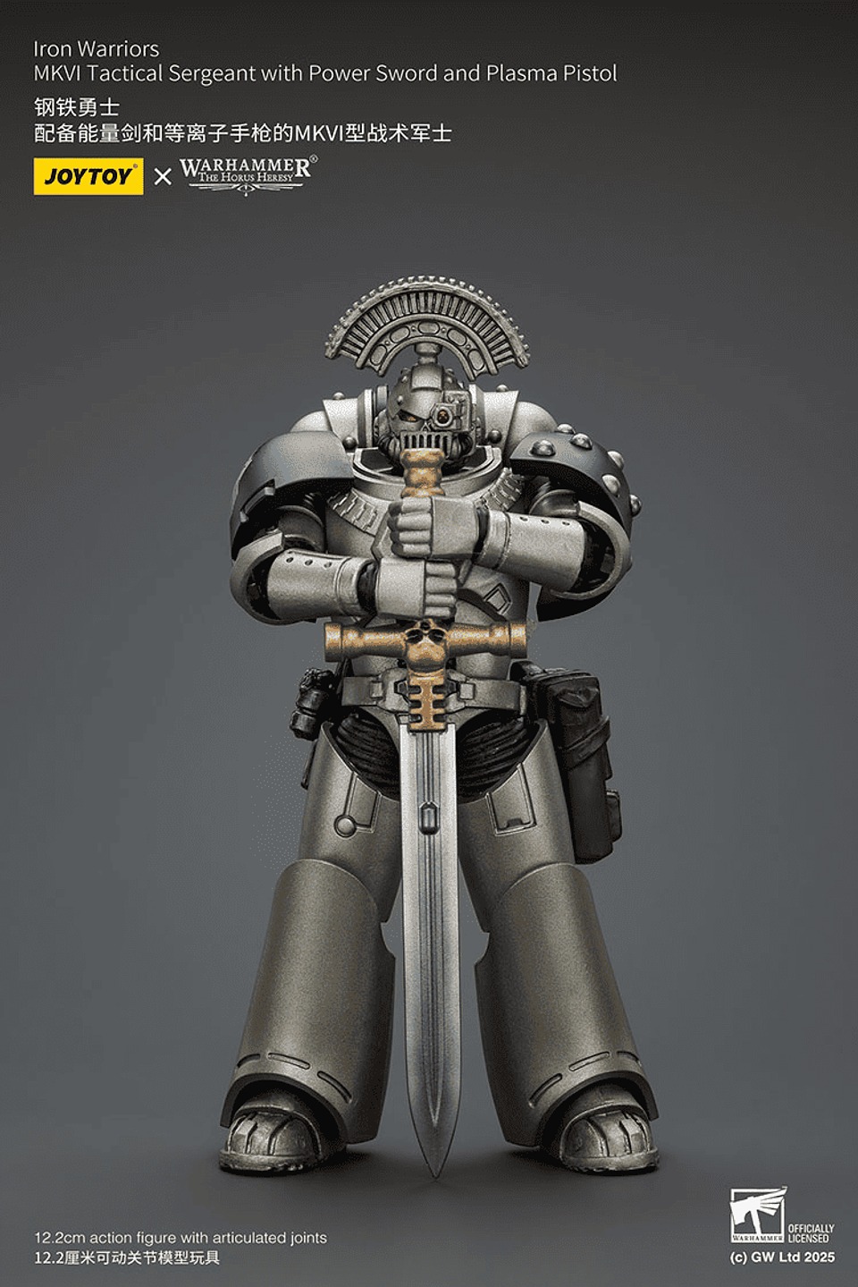 Iron Warriors Sargento Táctico MKVI con Espada de Energía y Pistola de Plasma 2