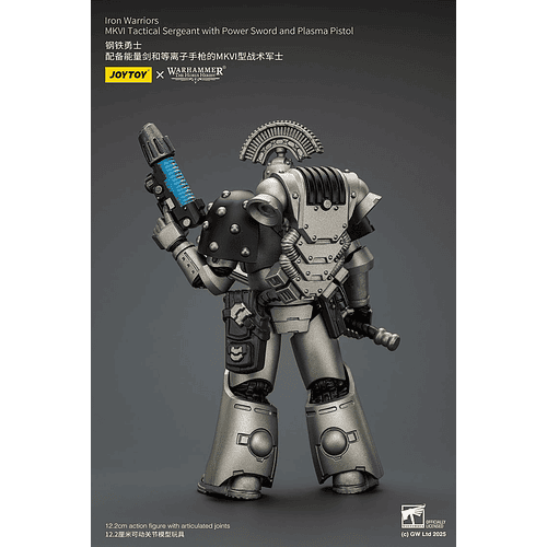 Iron Warriors Sargento Táctico MKVI con Espada de Energía y Pistola de Plasma 3