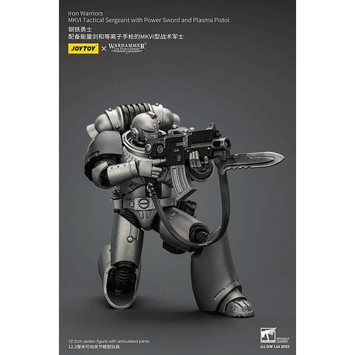 Iron Warriors Sargento Táctico MKVI con Espada de Energía y Pistola de Plasma 6