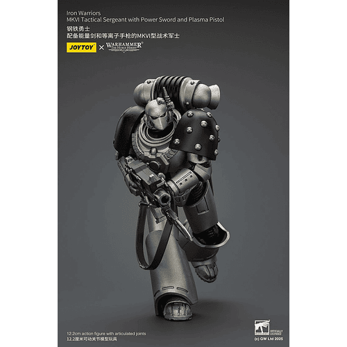 Iron Warriors Sargento Táctico MKVI con Espada de Energía y Pistola de Plasma 8