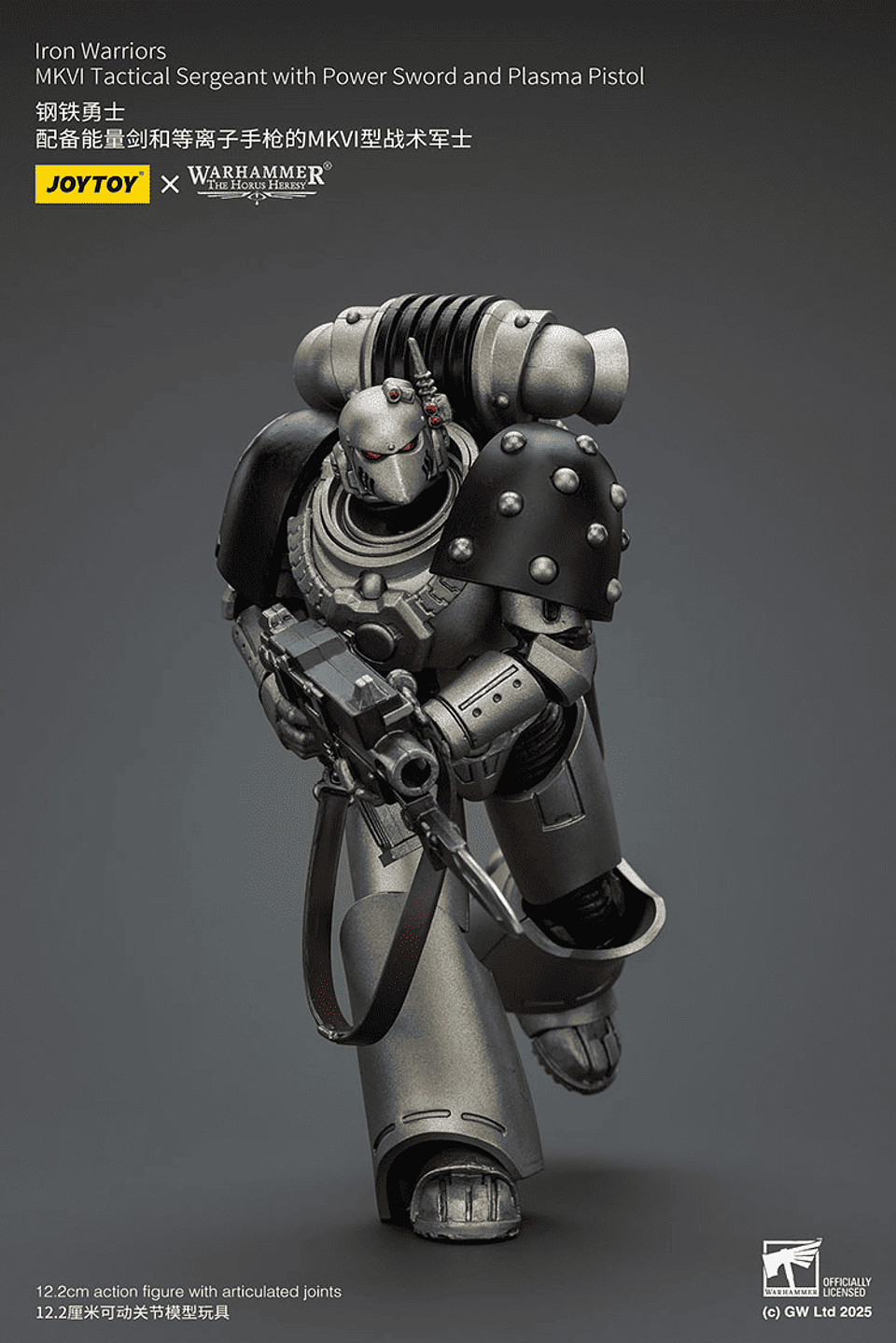 Iron Warriors Sargento Táctico MKVI con Espada de Energía y Pistola de Plasma 8