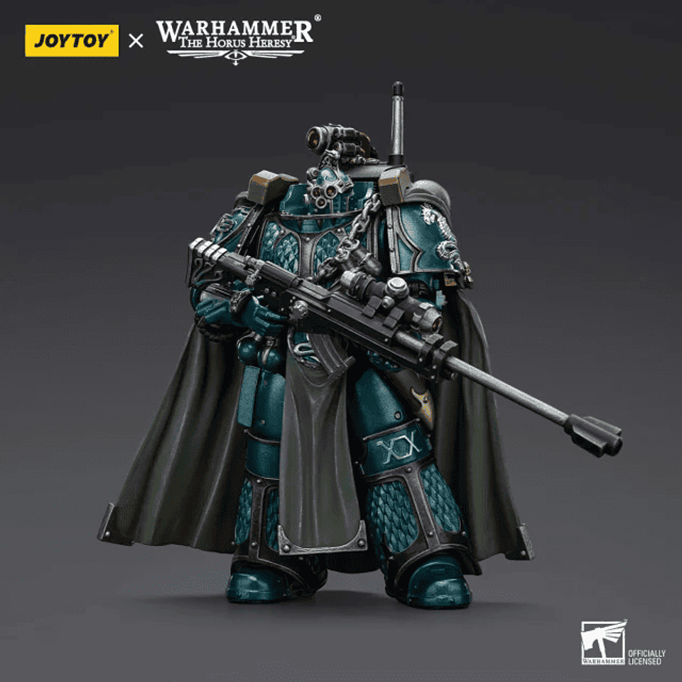 Alpha Legion Éxodo  'The One who is Many' con Rifle de Francotirador y Daga de Poder 1